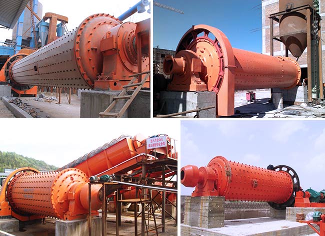 球磨機工作現(xiàn)場二
