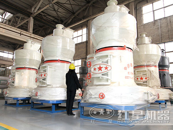 時產(chǎn)15噸雷蒙機展示