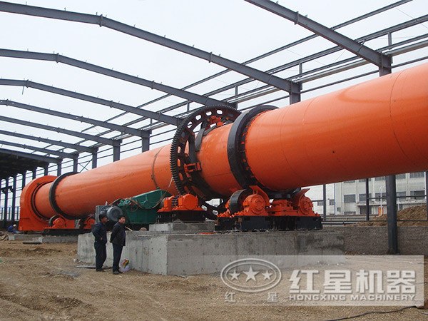 鐵粉烘干機生產現(xiàn)場