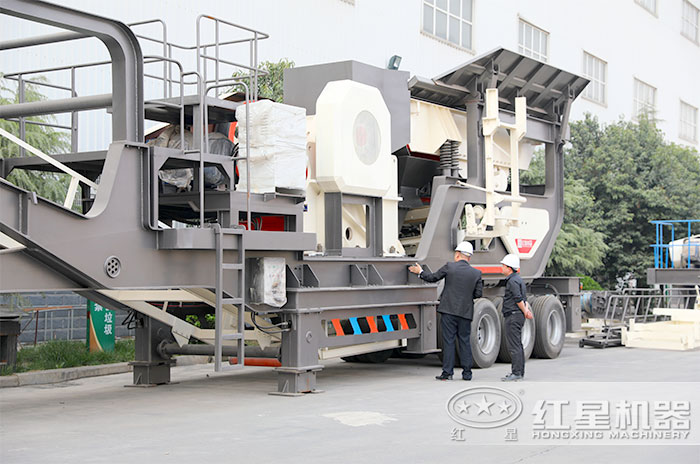 用戶選購(gòu)車(chē)載流動(dòng)碎石機(jī)