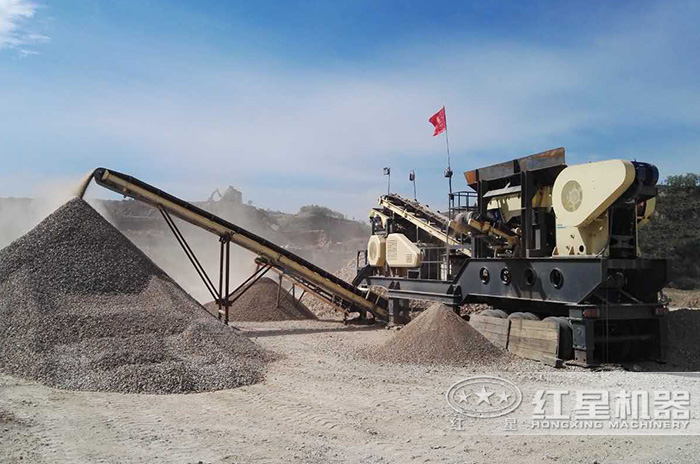 移動式石頭磨沙機(jī)生產(chǎn)線