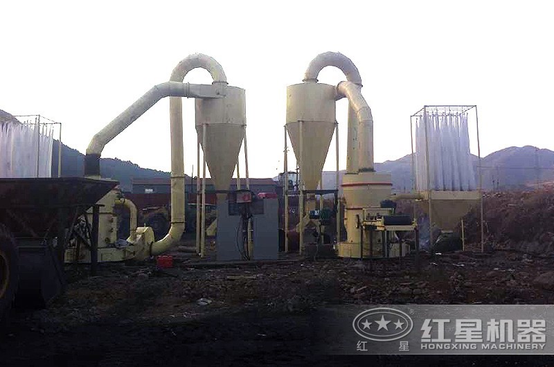 超細(xì)磨粉現(xiàn)場