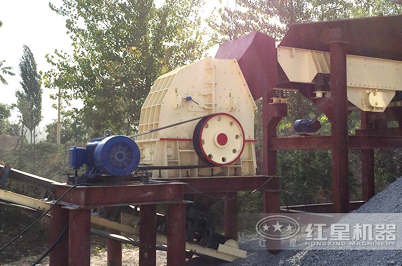 碎煤機作業(yè)現(xiàn)場